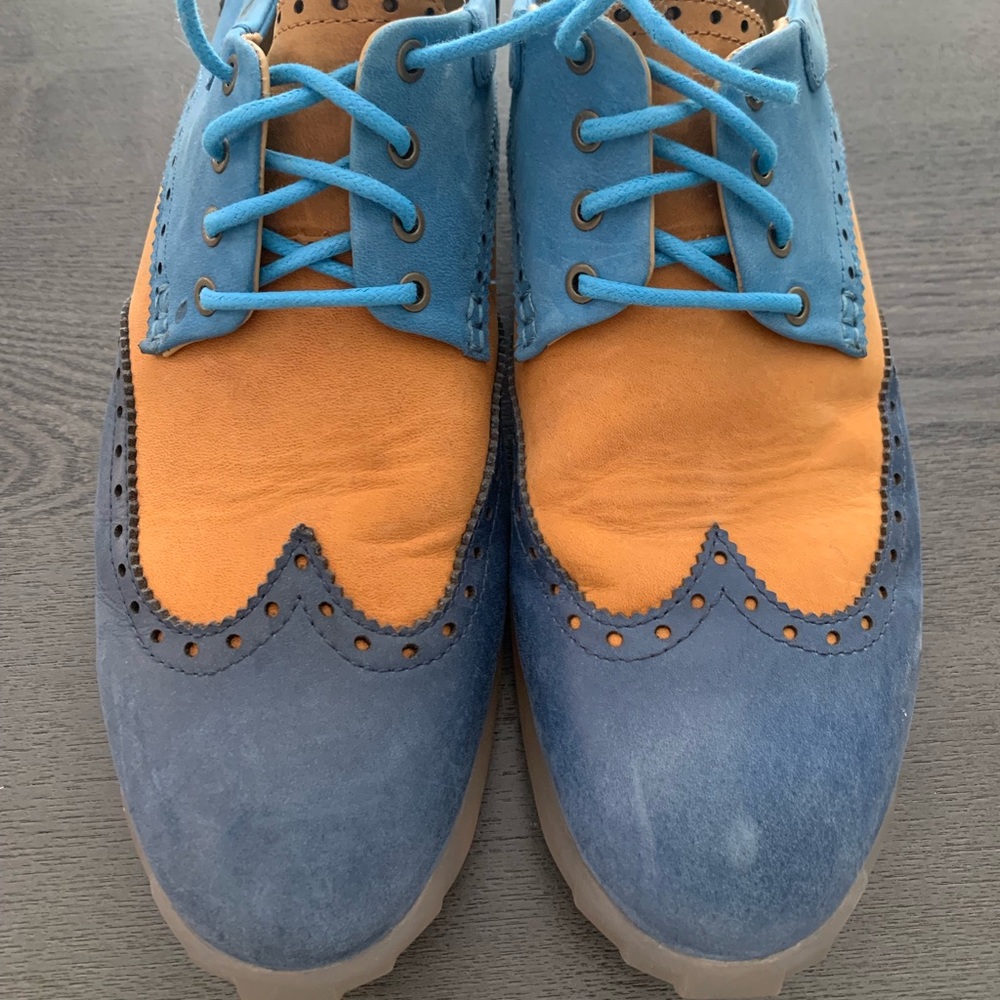John Fluevog Orbit Derby Wingtip Shoes